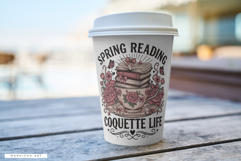 Coquette Spring Reading Sublimation Product Image 4