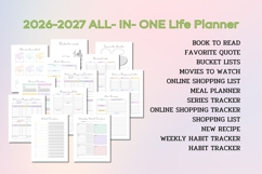 2027-2028 All in One Life Planner Product Image 7