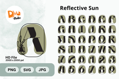 Reflective Sun Monogram Product Image 1