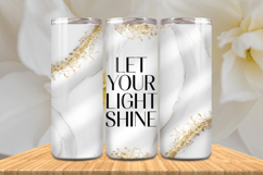 Positive Affirmations 20oz Tumbler wrap Inspirational Quotes Product Image 1