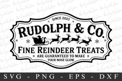 Rudolph &amp; Co. Fine Reindeer Treats Svg | Christmas svg Product Image 1