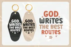 Christian Quote Motel Keychain SVG | Best Routes Product Image 3