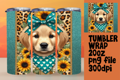BEAUTY 20oz Tumbler PNG Wrap , Cute Animals Product Image 1