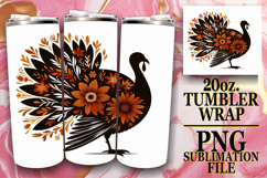 PLAYFUL SPIRITS 20oz TUMBLER WRAP, Flower Animals Product Image 1