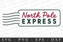 North Pole Express Svg | Christmas svg Product Image 1