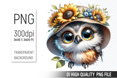 Cute Chicken, Animal Sublimation Clipart PNG Product Image 1