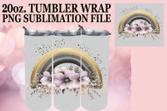 Vibrant Joy 20oz tumbler wrap, Rainbow Product Image 1