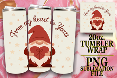 Playful Moments 20oz tumbler wrap, Holiday Gnome Product Image 1