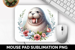 Cute Animals Mouse Pad Bundle, Sublimation Mouse Pad PNG Product Image 2