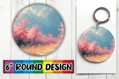 Delicate Floral Circle Sublimation Assortment Product Image 1