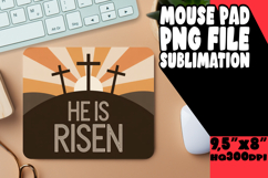 Cheerful Desk Pad Sublimation Ideas, Religious Product Image 1