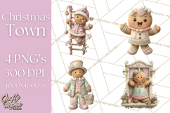 Gingerbread Clipart Christmas Cookie Builders Clip Art PNG Product Image 1