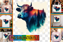 Sweet TOTE BAG Sublimation Ideas, Animals Art Product Image 1