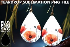 Charming Teardrop Sublimation Whimsy Product Image 1