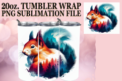 ENCHANTING VIEWS 20oz TUMBLER WRAP, Animals Art Product Image 1