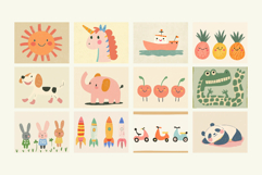 Playful Nursery Prints Wall Art Cute Printable Posters Product Image 5