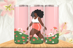 Black Girl Magic Black Woman Positive mind 20oz Tumbler wrap Product Image 1