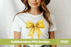 Coquette Easter Bow Sublimation PNG Product Image 2