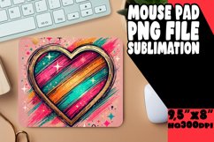 Joyful MOUSE PAD PNG Art, Heart Product Image 1