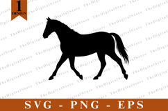 HorseSVG, Horse vector, Horse Silhouette, Cut files Product Image 1