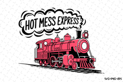 Hot mess Express Svg Design | Svg Files for Cricut Product Image 1
