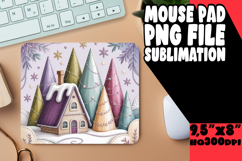 Cheerful Desk Pad Sublimation Ideas, Holiday Product Image 1