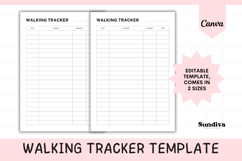 Walking Tracker Editable Template 1 Product Image 1