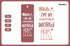 Bookmark Saying SVG | Funny Book Lovers - Another World Product Image 3