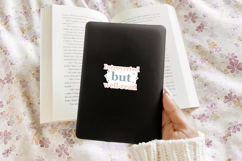 Printable Cozy Book Lover Sticker | Introverted Well Read Product Image 3