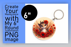 Dynamic Round Design Car Coaster PNG , Dragon Product Image 1