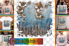 Shimmering Glitter &amp; Blossom Sublimation Brilliance Designs Product Image 1