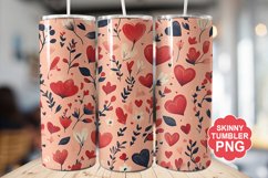 Valentine Pattern Seamless Tumbler | Valentine Tumbler Wrap Product Image 1