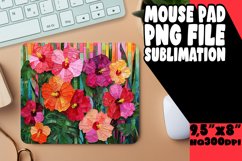 Contemporary Flower Sublimation Pad - Contemporary Desk Styl Product Image 1