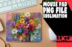 Springtime Radiance Sublimation Mouse Pad Designs PNG Product Image 1