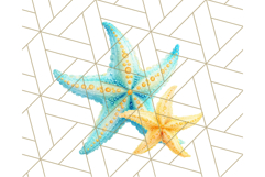 Sky Blue and Sunshine Yellow Summer Clipart PNG, Tropical Product Image 3