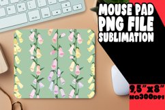 Springtime Pastel Boho Flower Mouse Pad Haven Design Product Image 1