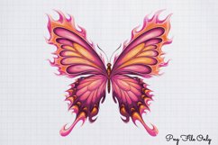 Smoke Butterflies Clipart PNG Product Image 1