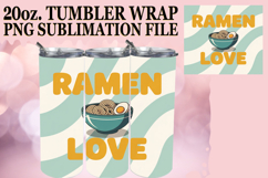 JOYFUL SIPS 20oz TUMBLER WRAP, Retro Food Product Image 1