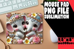 Sweet Mouse Mat Sublimation PNG, Cupid Product Image 1