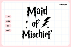 Wizard Bachelorette Party Saying SVG | Maid Of Mischief Product Image 3