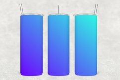 Ombre Gradient Tumbler Wrap Sublimation Product Image 1