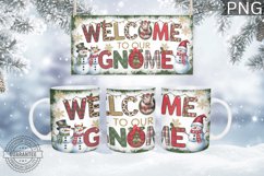 Christmas Mug Wrap Design - Christmas Snowman Sublimation Product Image 4