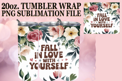 TIMELESS MOMENTS 20oz TUMBLER WRAP, Flower Quote Product Image 1