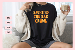 Spooky Bachelorette Party Saying SVG | Haunting Bar Crawl Product Image 4