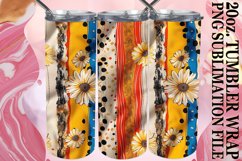 Stylish 3D Leopard Flower Tumbler Wrap Patterns Product Image 1