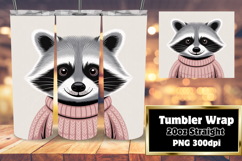 DIY 20oz Tumbler Wrap File , Valenines Animals Product Image 1