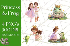 Amethyst Princess Fairy Tale Storybook PNG Clipart Product Image 1