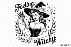 Feeling Witchy Svg | Halloween Svg | Svg Cut Files Product Image 1