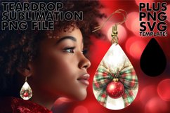 Cozy TEARDROP Earrings Design Ideas, Christmas Bow Product Image 1