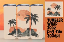 Boho Tumbler Wrap - Simple Modern Look 20oz Product Image 1